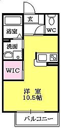ヤマニハイツ ワンルームの間取図画像