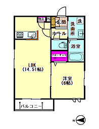 間取図画像 1LDK