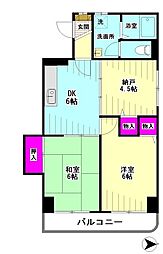 ソシアル・ハイツ 3DKの間取図画像