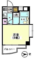 クリーンライフハイツ 1Kの間取図画像