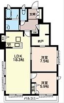 リラフォートパルモ 102 ｜ 東京都世田谷区東玉川２丁目4-7（賃貸アパート2LDK・1階・75.08㎡） その2