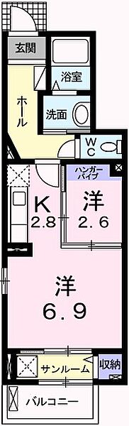 ノアＢ 104｜兵庫県姫路市別所町別所(賃貸アパート1K・1階・35.18㎡)の写真 その2