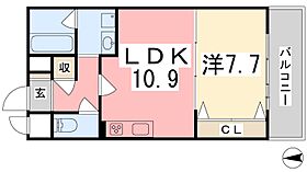 兵庫県姫路市高尾町（賃貸マンション1LDK・4階・45.00㎡） その2