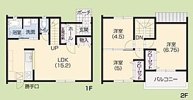 ラシック勝原 C-1 ｜ 兵庫県姫路市勝原区朝日谷（賃貸アパート3LDK・1階・74.05㎡） その2