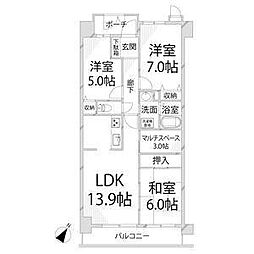間取図画像 3LDK