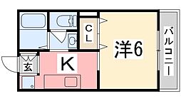 間取図画像 1K