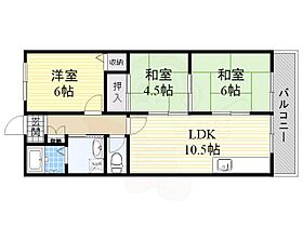 大阪府高槻市栄町１丁目27番1号（賃貸マンション3LDK・2階・59.00㎡） その2