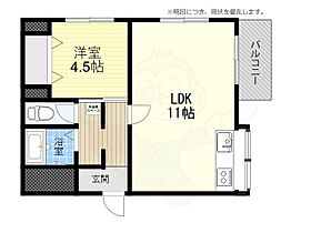 大阪府高槻市芝生町２丁目（賃貸マンション1LDK・1階・40.00㎡） その2