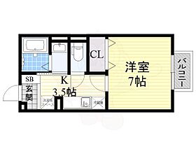 大阪府高槻市芝生町１丁目37番17号（賃貸アパート1K・1階・26.71㎡） その2