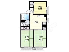 大阪府茨木市白川１丁目（賃貸アパート3DK・1階・49.68㎡） その2