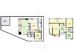 阪急京都本線 水無瀬駅 徒歩6分の賃貸一戸建て 1階7LDKの間取り