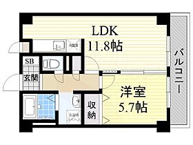 大阪府高槻市緑が丘３丁目20番3号（賃貸マンション1LDK・2階・41.04㎡） その2