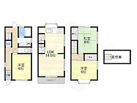 大阪府三島郡島本町青葉１丁目（賃貸一戸建3LDK・1階・72.76㎡） その2