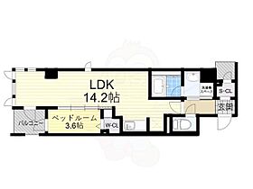 大阪府高槻市芥川町２丁目1番8号（賃貸マンション1LDK・5階・40.27㎡） その2