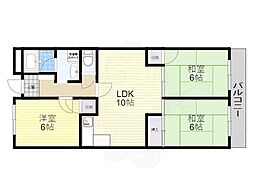 阪急京都本線 高槻市駅 バス6分 若松町下車 徒歩6分 3階/-
