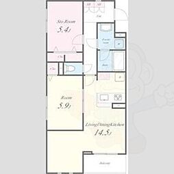 間取図画像 1SLDK