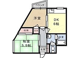 ハムロハイツ杉田A棟 2階