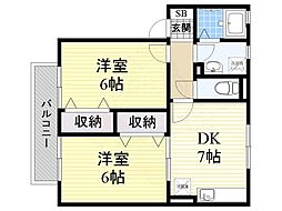 ハイカムールB棟 1階/-