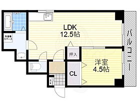 エクセルナカノ  ｜ 大阪府大阪市東住吉区東田辺１丁目（賃貸マンション1LDK・5階・39.79㎡） その2