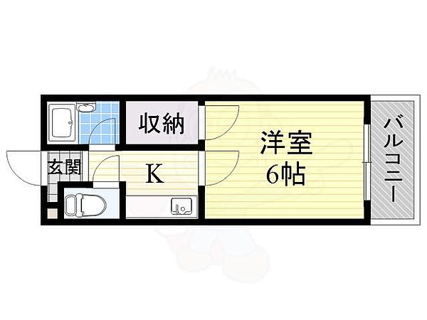 Collection西田辺 ｜大阪府大阪市阿倍野区西田辺町２丁目(賃貸マンション1K・6階・18.00㎡)の写真 その2