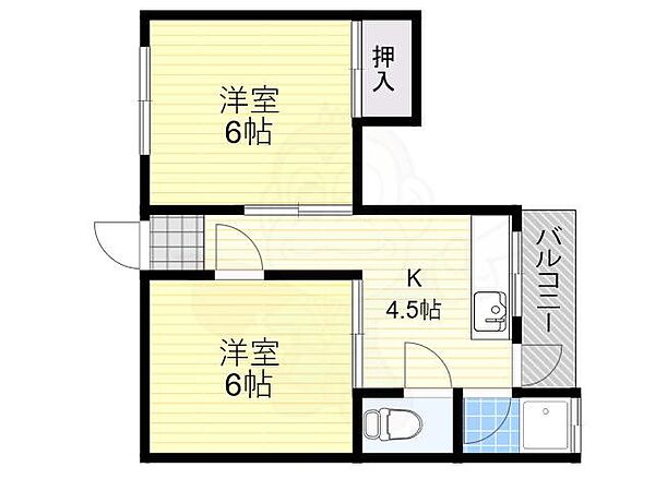 グランビルド長居 ｜大阪府大阪市住吉区長居西２丁目(賃貸マンション2K・3階・36.79㎡)の写真 その2