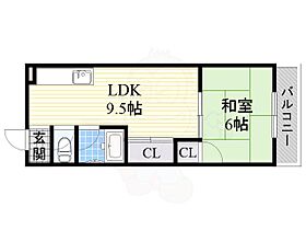 カーサビアンカ  ｜ 大阪府大阪市住吉区長居４丁目11番24号（賃貸マンション1LDK・5階・32.40㎡） その2