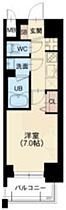 大阪府大阪市東住吉区北田辺１丁目（賃貸マンション1K・4階・25.05㎡） その2