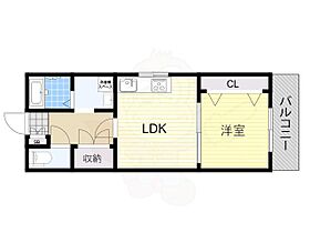 メゾン駒川  ｜ 大阪府大阪市東住吉区駒川３丁目28番4号（賃貸マンション1LDK・2階・33.48㎡） その2