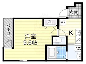 大阪府大阪市東住吉区桑津１丁目16番21号（賃貸アパート1K・3階・30.42㎡） その2