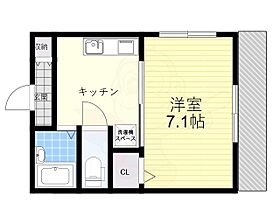 リバティーコート 401 ｜ 大阪府大阪市東住吉区山坂２丁目（賃貸マンション1K・4階・23.00㎡） その2