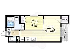 間取図画像 1LDK