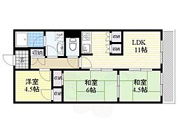 オクトハイツつくし 3階