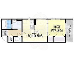 CASA PINO SOLO 1LDKの間取図画像