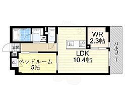 estageo北田辺 5階/-