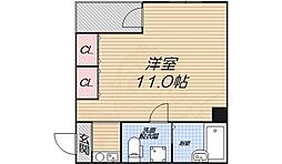 ホワイトハウス公園前 ワンルームの間取図画像