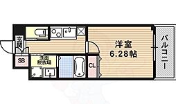 クローバー・グランデ昭和町 1Kの間取図画像