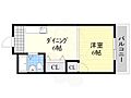 西田辺ハイツ6階4.2万円