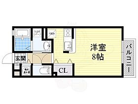 大阪府箕面市桜井１丁目27番27号（賃貸アパート1R・2階・30.00㎡） その2