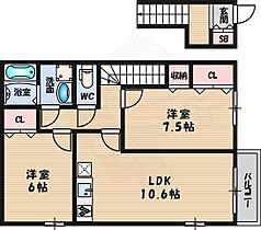 大阪府豊中市春日町２丁目13番36号（賃貸アパート2LDK・2階・63.63㎡） その2