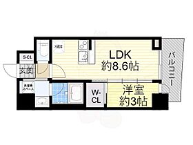 大阪府吹田市江坂町２丁目1番64号（賃貸マンション1LDK・13階・30.22㎡） その2