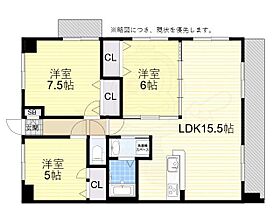 ヴェルデュール千里山西弐番館  ｜ 大阪府吹田市千里山西２丁目11番5号（賃貸マンション3LDK・3階・70.00㎡） その2