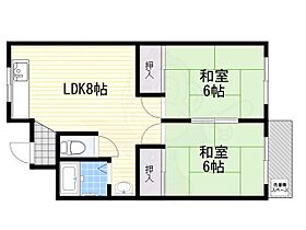 RITS OKUNO  ｜ 大阪府吹田市泉町１丁目（賃貸マンション2LDK・3階・44.92㎡） その2