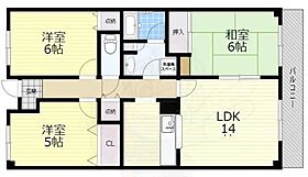 大阪府豊中市桜の町３丁目6番15号（賃貸マンション3LDK・2階・72.00㎡） その2