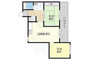 大阪府豊中市永楽荘１丁目（賃貸マンション2LDK・3階・63.00㎡） その2