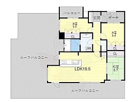 大阪府吹田市穂波町（賃貸マンション3LDK・6階・80.04㎡） その2