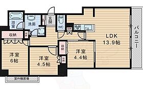 パークホームズ緑地公園  ｜ 大阪府吹田市江坂町４丁目18番3号（賃貸マンション3LDK・14階・68.98㎡） その2