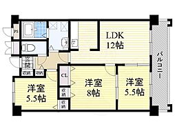 パークハイツアイリス1号館 1階/-