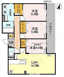 D-residence春日 2階/-