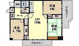 サンヴェール 3LDKの間取図画像