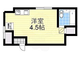 サンハイム ワンルームの間取図画像
